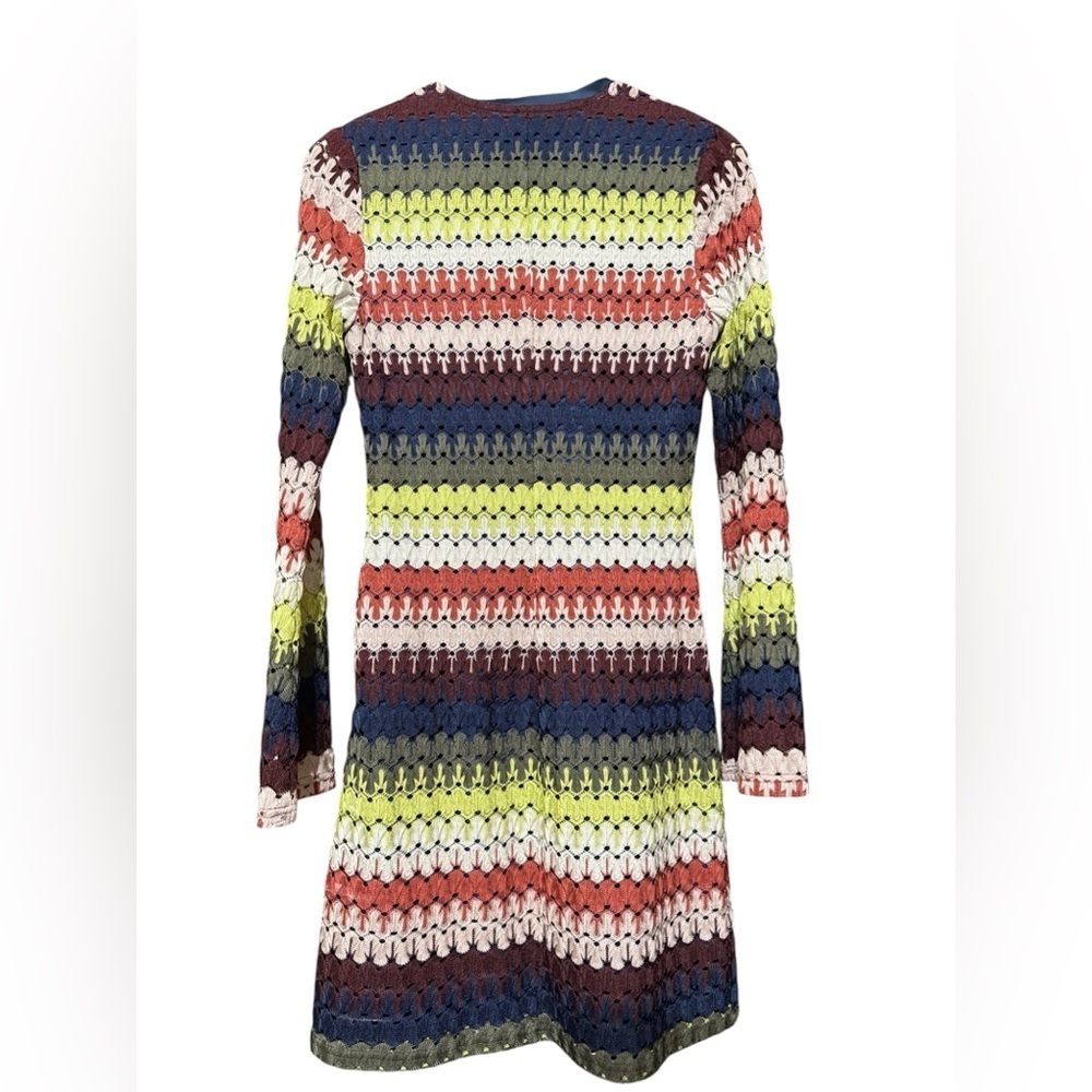 Ramy Brook Jamie Striped Crochet-lace Dress - Picture 7 of 7
